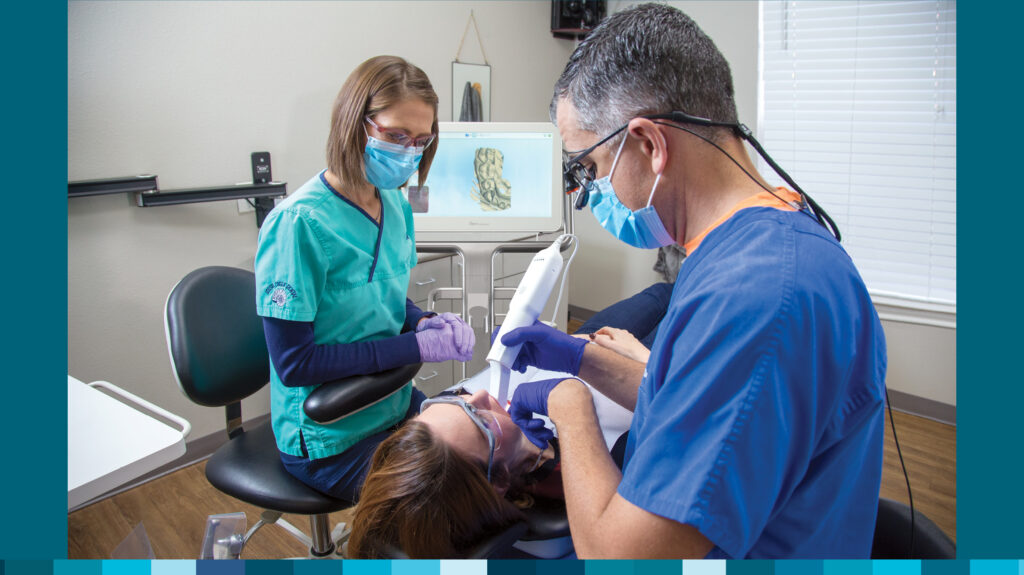Dr Chad Duplantis uses Intraoral Scanner